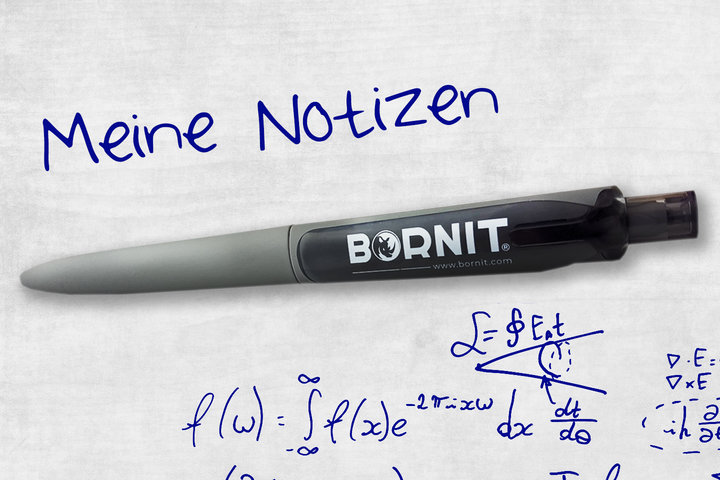 BORNIT®-Kugelschreiber grau