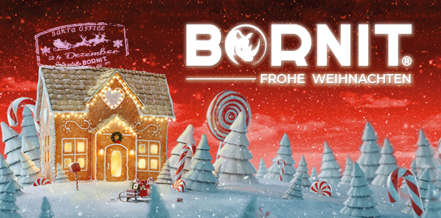 Weihnachtskarte BORNIT